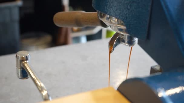 Cinemagraph Rats Tail Espresso Flow Coda Topo Perfect Coffee Flow — Stok video
