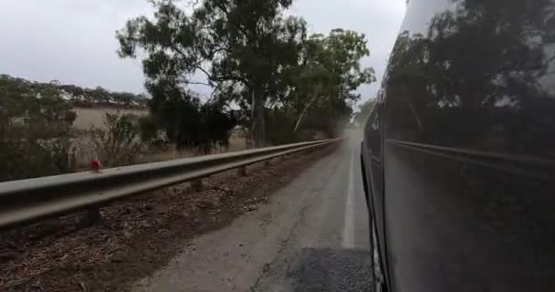Roadworks Clare Valley South Australia — Stockvideo