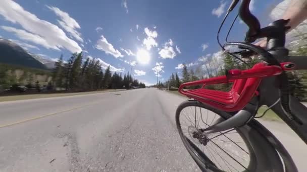 Bicycle Ride Road — Stock Video