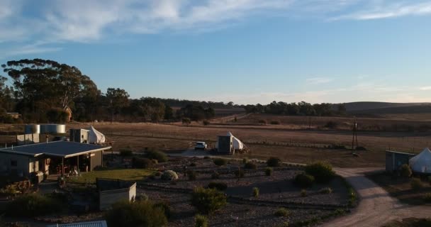 Glamping Beautiful Clare Valley — Stock video