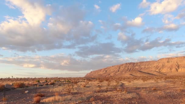 Lonesome Highway High Desert Southwest Usa — Stock video