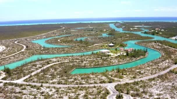 Luxury Resort Villa West Grand Bahama Summer Grand Bahama Island — Stockvideo
