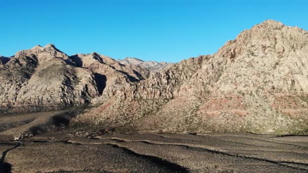 Canyon Walls Scenic Loop Red Rock Canyon — Stockvideo