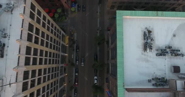 Вид Воздуха Участок Вашингтон Авеню Сент Луисе Миссури — стоковое видео