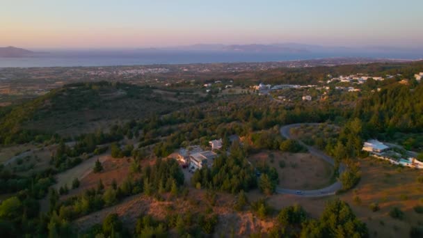 Veduta Aerea Zia Dintorni Kos Grecia — Video Stock