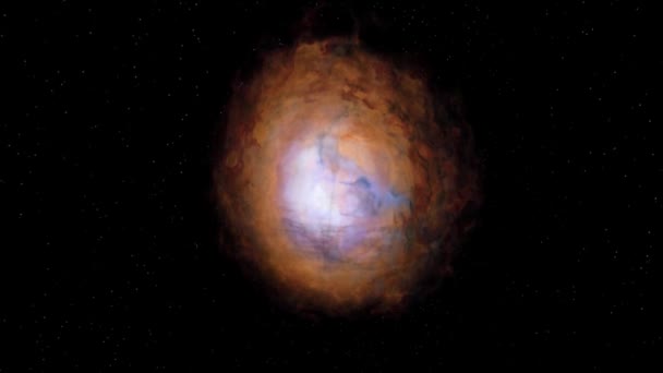 Supernova Explosion Remnants Outer Space — Video Stock