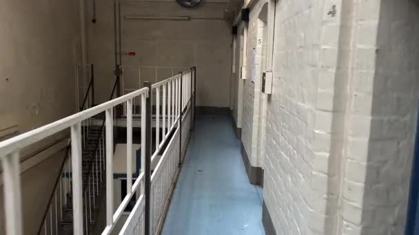 Prisão Shrewsbury Celas Wing Prisoners Cumprindo Pena Inmates Inglaterra — Vídeo de Stock