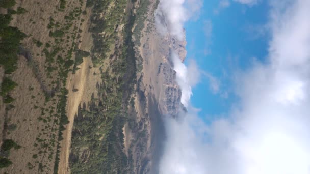 Iztaccihuatl Volcano Timelapse Takes Vertical — Stockvideo