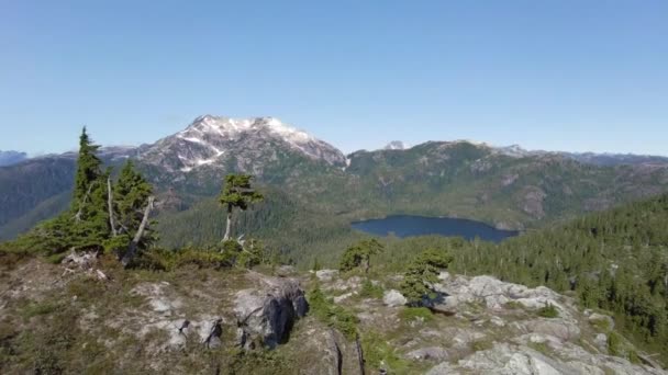 Alpine Mountain Views Vancouver Island — Vídeos de Stock