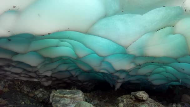 Snow Cave Vancouver Island Canada — Stock video