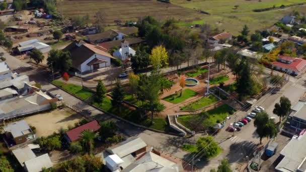 Plaza Estrella Sexta Region Chile Pichilemu Litueche Surf Spot Drone — Stockvideo