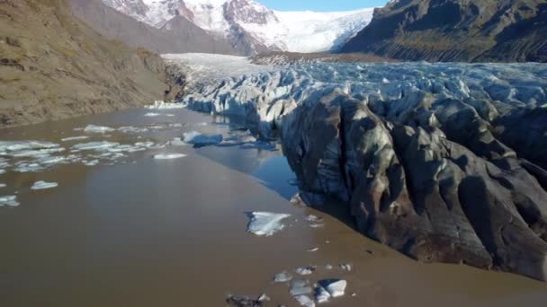아이슬란드 바트나 Svinafellsjokull Glacier — 비디오