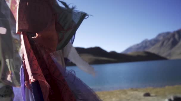 Όμορφη Chandra Taal Chandra Tal Είναι Μια Λίμνη Επίσης Γνωστή — Αρχείο Βίντεο