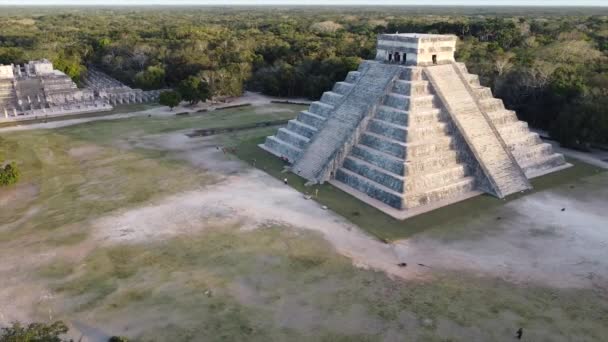 Aerial Landscape Chichen Itza — Stockvideo