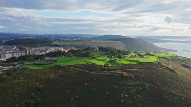 Monte San Pedro Municipal Park Its Atlantic Viewpoint Dome Cape — Wideo stockowe