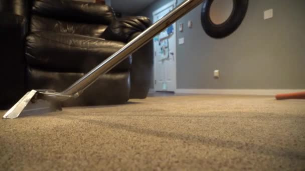 Cleaning Carpet Big House Professional Cleaning Service — 图库视频影像