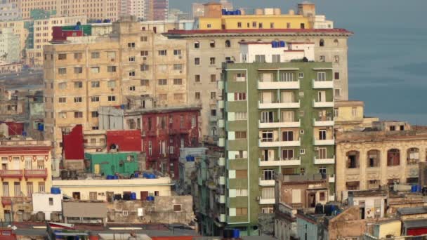 Skyline Havana Cuba Buildings — Vídeo de Stock