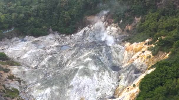 Drone Filmación Del Volcán Drive — Vídeos de Stock