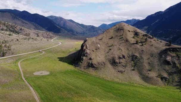Drone Mountain Highway — Stok video