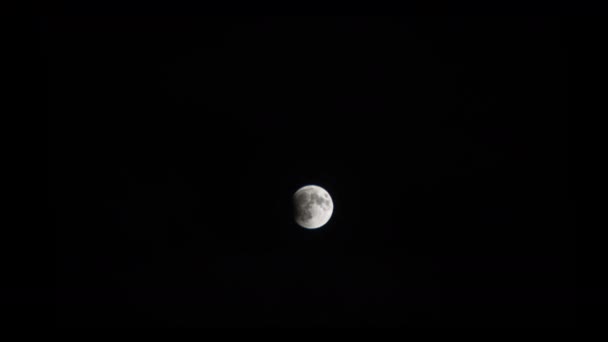 Timelapse Total Eclipse Super Blood Moon — Stok video