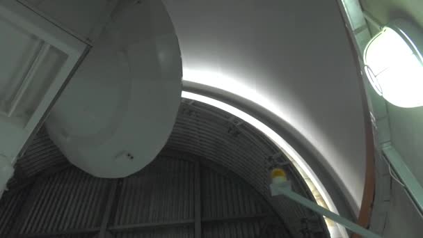 Shot Inner Mechanics Sattelite Telescope Mountains Chile Alma Observatory — Video