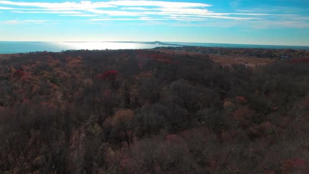 Осень Лонг Айленде — стоковое видео