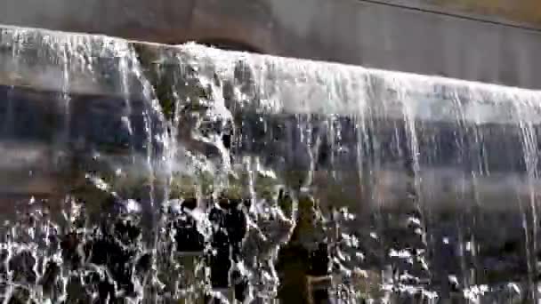 Panning Left Arizona Falls Waterworks Good View Original Gears Pipes — Stockvideo
