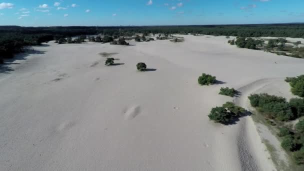 Jib Footage Sand Dunes — 图库视频影像