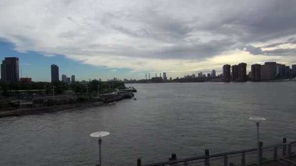 New York Recording Aerial Long Island Staten Island — стоковое видео