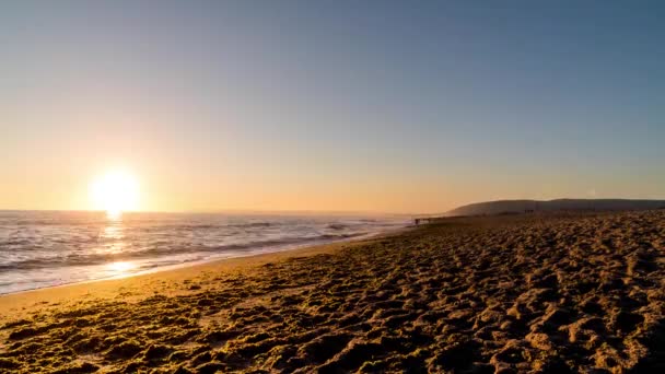 Timelapse Sunset Beach Cadiz — Stockvideo