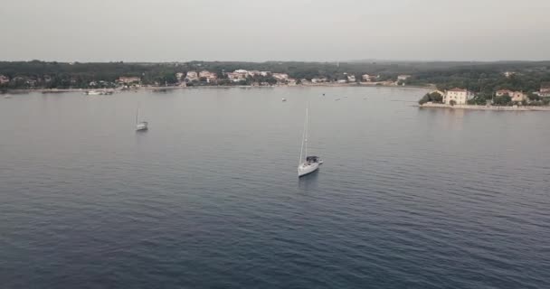 Imágenes Drones Coloreadas Sobre Playas Mares Croacia Configuración Del Dron — Vídeos de Stock