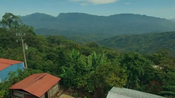 Aereals Van Various Mayan Nieuwe Houden Chiapas Mexico Shot — Stockvideo