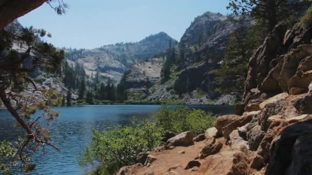 Beautiful View Eagle Lake Lake Tahoe — Stockvideo