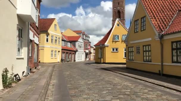 Les Rues Ribe Ancienne Ville Danemark Architecture Danoise — Video