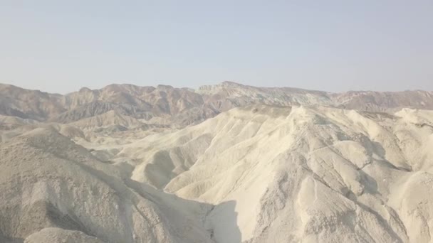 Aerial Drone Shot Mountains Desert Death Valley — Vídeos de Stock