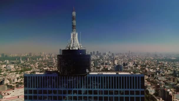 Aereal Shot World Trade Centre Building Mexico City — Vídeo de Stock