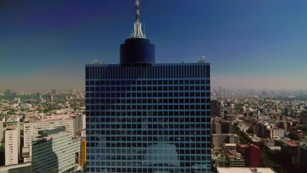Aereal Shot World Trade Centre Building Mexico City — Vídeo de Stock