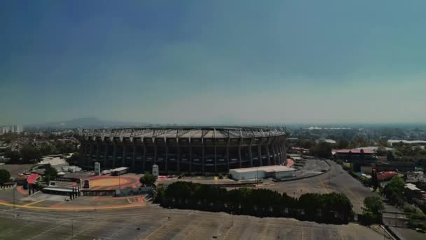 Aereal Shot Azteca Stadium — стоковое видео