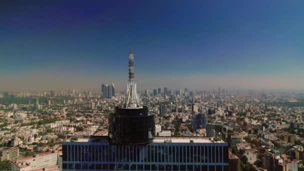 Aereal Shot World Trade Centre Building Mexico City — Vídeo de stock