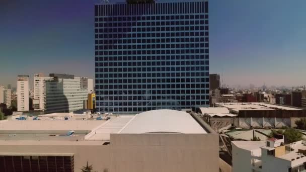Aereal Shot World Trade Centre Building Mexico City — Vídeos de Stock