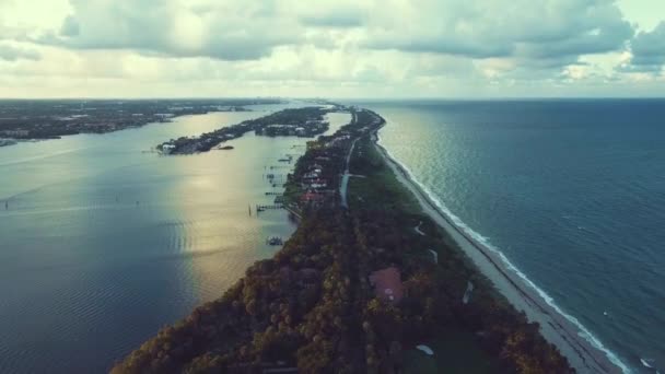 Awesome Shot South Palm Beach Island South Florida — Vídeo de stock