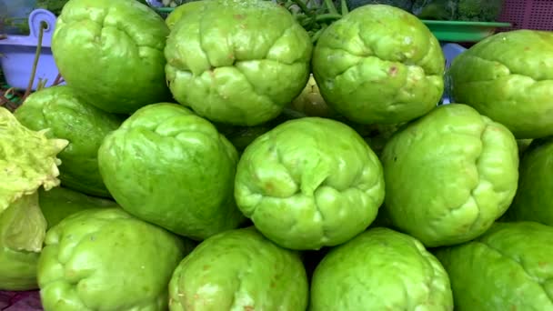 Close Shots Chayote — Wideo stockowe