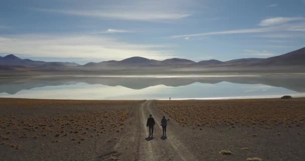 Laguna Tuyajto Atacama Desert — Wideo stockowe