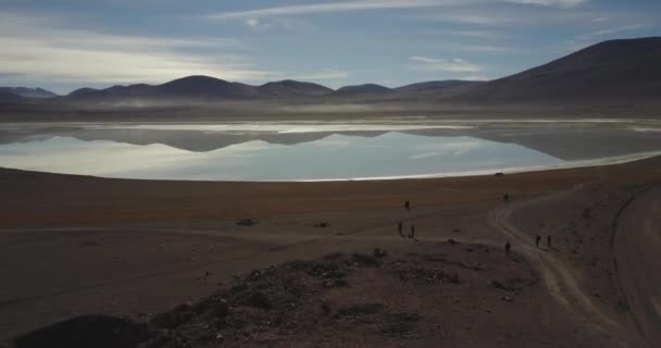 Laguna Tuyajto Atacama Desert — 图库视频影像