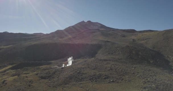 Soquete Mountain Atacama Desert Right Next Geysers Del Tatio — Stock video