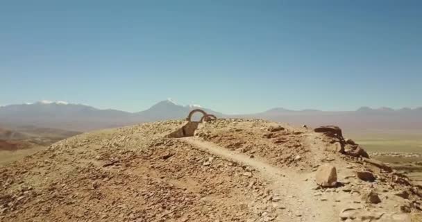 Archaeological Site Pukara Quitor Atacama Desert — Video Stock