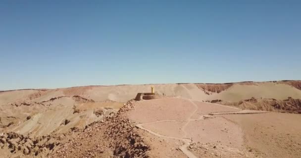 Archaeological Site Pukara Quitor Atacama Desert — Stok video