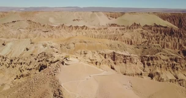 Archaeological Site Pukara Quitor Atacama Desert — стоковое видео