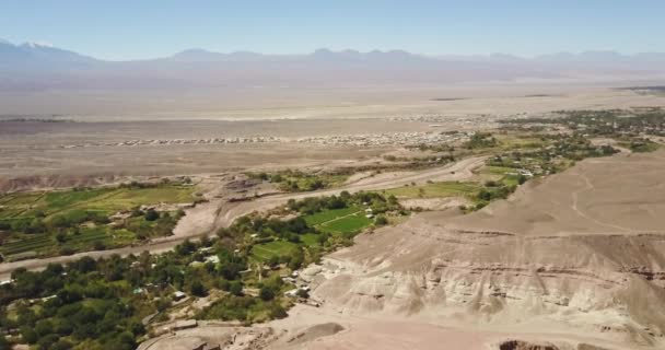 Archeologické Naleziště Pukara Quitor Poušti Atacama — Stock video