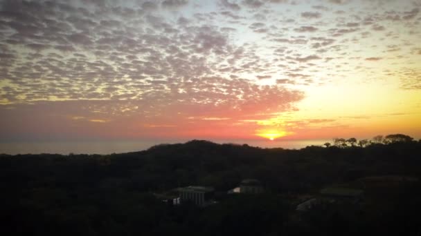 Cinematic Sunrise Beautiful Caribbean Island — 图库视频影像